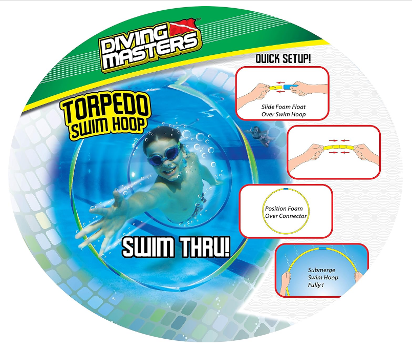 Torpedo Swim Hoops Set, 2-Pack